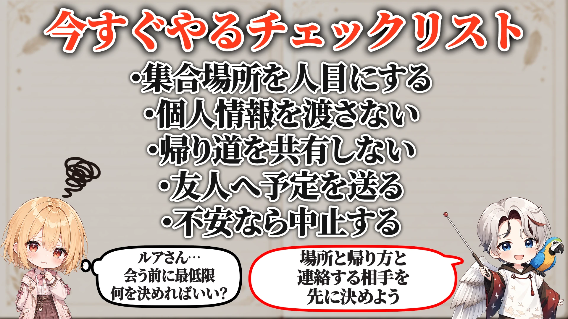 危険度ごとの判断段階