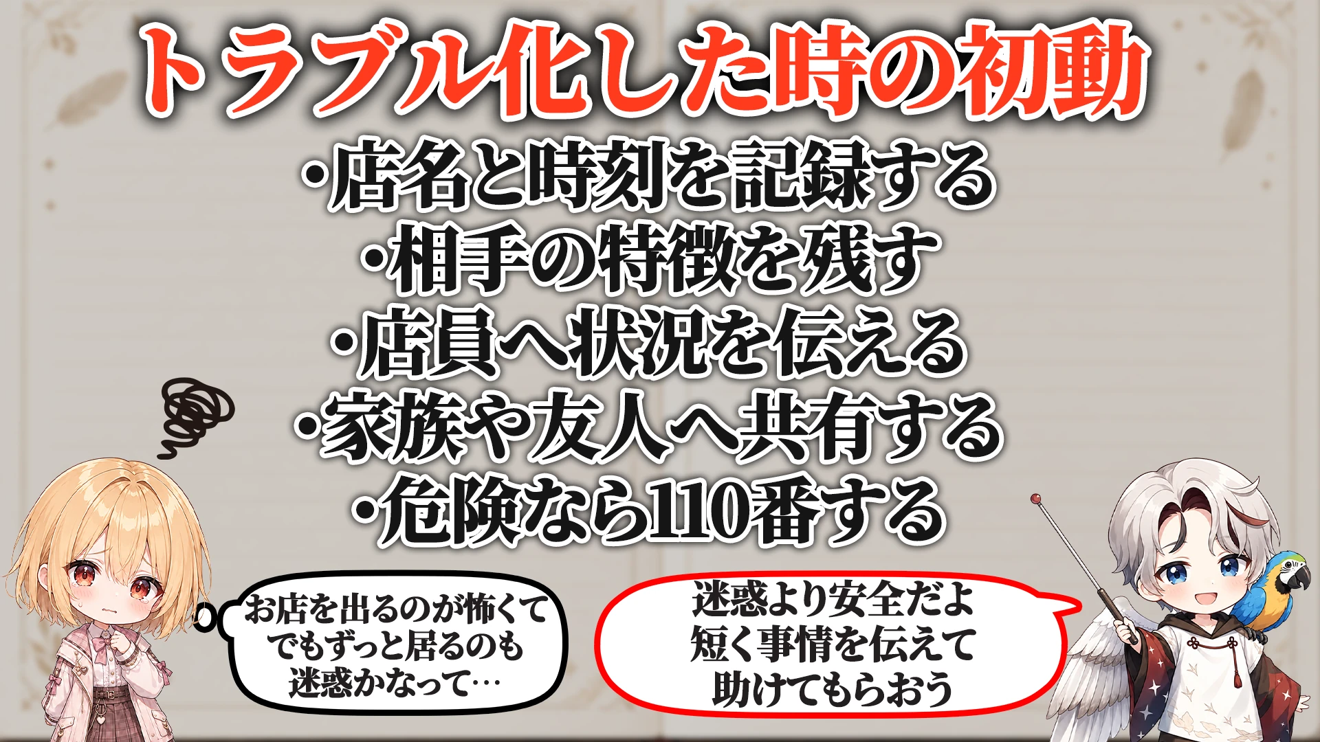 ログ・証拠の残し方