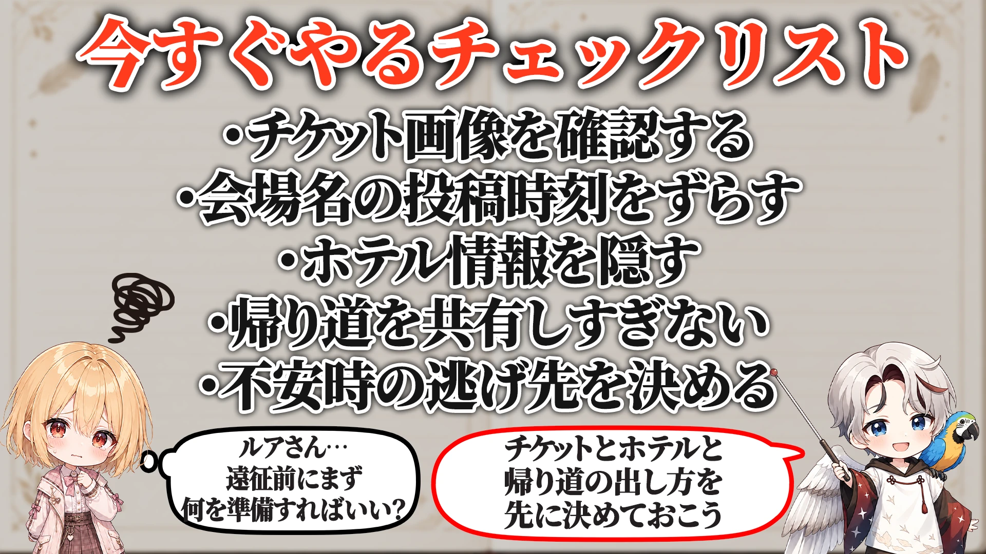 危険度ごとの判断段階